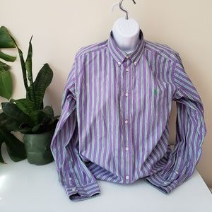 Polo striped button down size 18/20